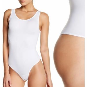 Yummie White Thong Bodysuit